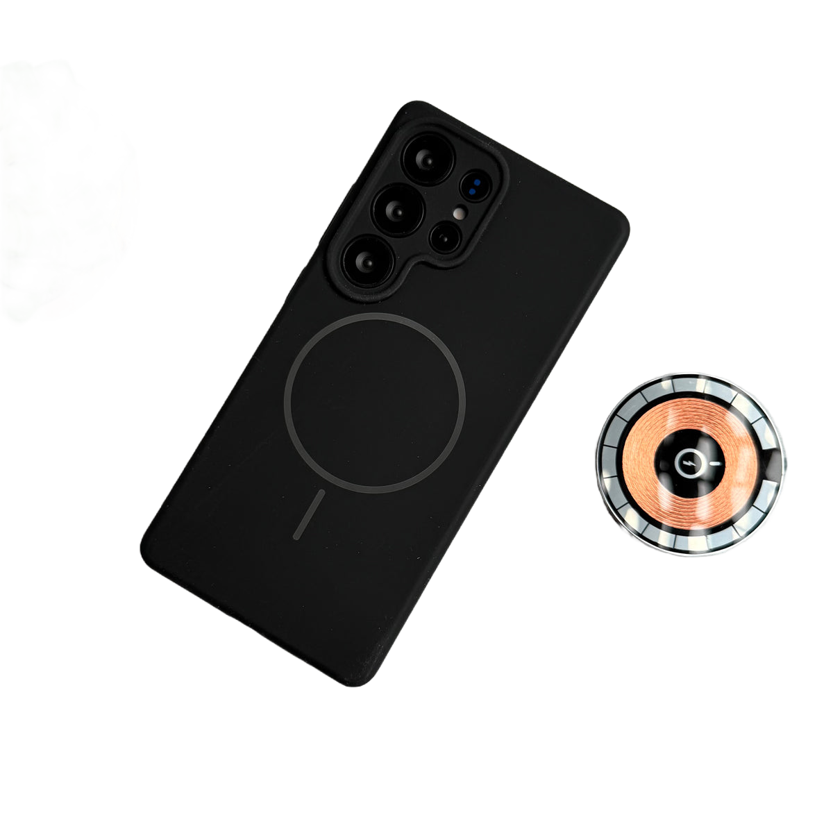 Samsung Galaxy S25 Ultra MagSafe Silicone Case – Soft Liquid Touch Slim Cover