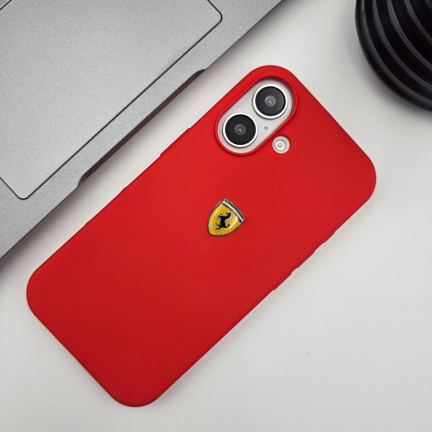 iPhone 16 Series Luxury Sports Car FR Silicone Case Cover