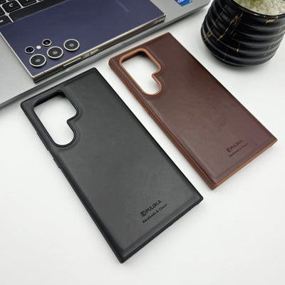 Samsung Galaxy S24 Ultra PU Leather Case With Inside Velvet