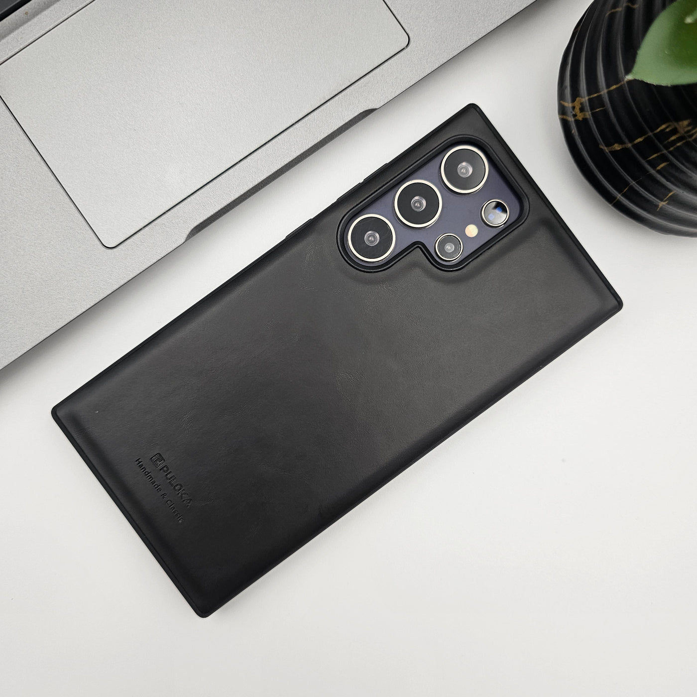 Samsung Galaxy S24 Ultra PU Leather Case With Inside Velvet