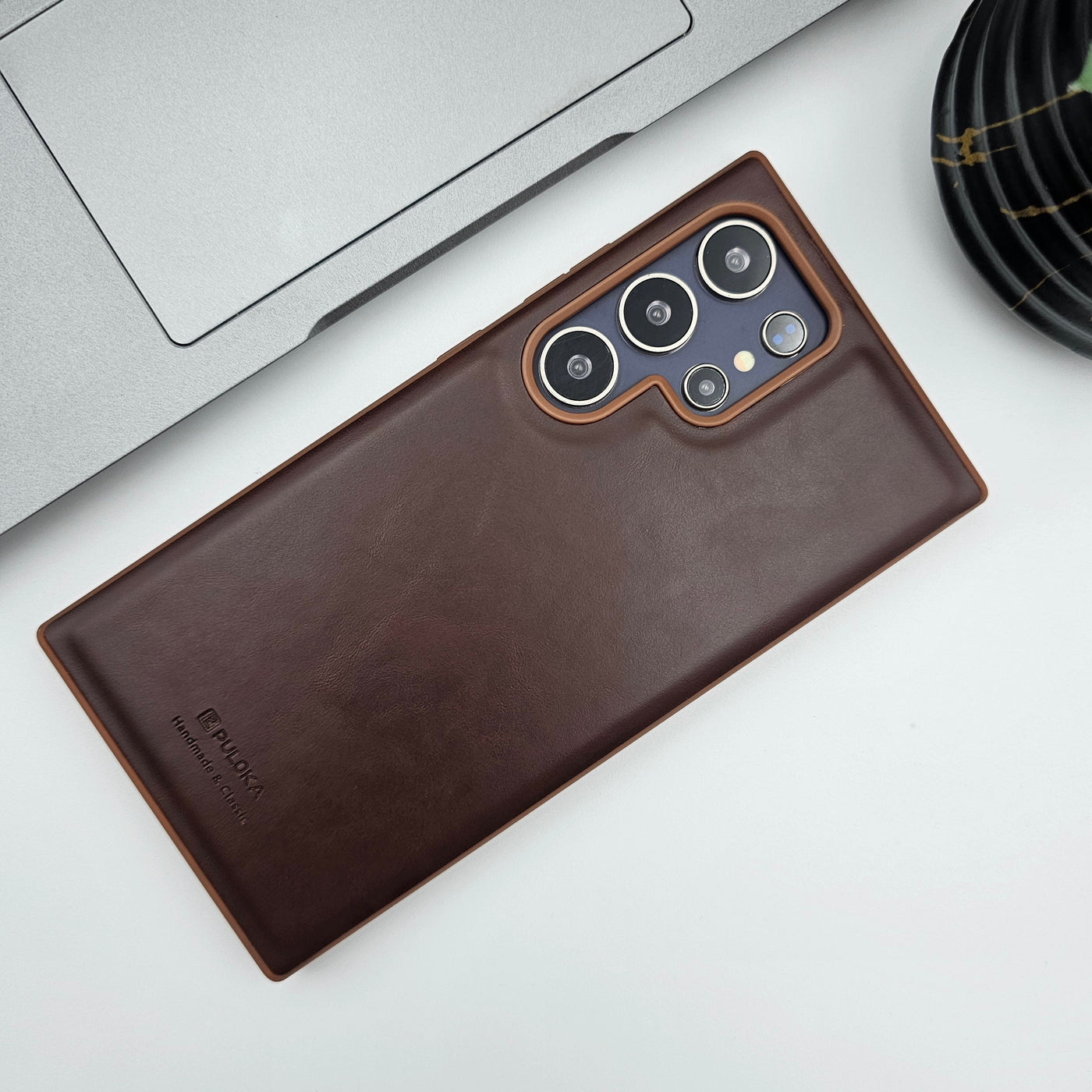 Samsung Galaxy S24 Ultra PU Leather Case With Inside Velvet