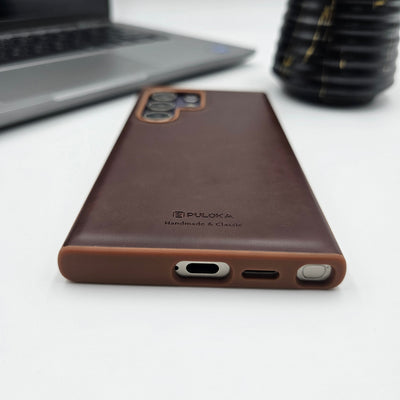Samsung Galaxy S24 Ultra PU Leather Case With Inside Velvet