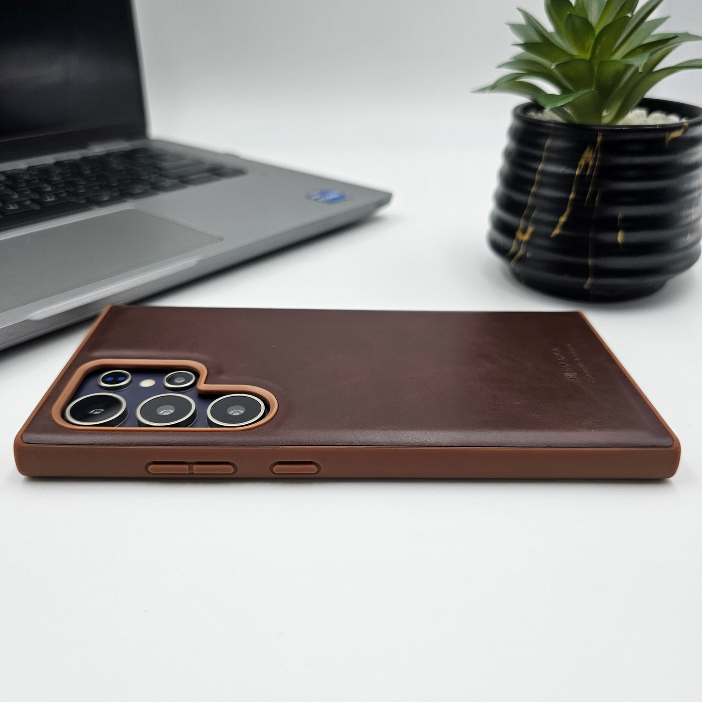 Samsung Galaxy S24 Ultra PU Leather Case With Inside Velvet