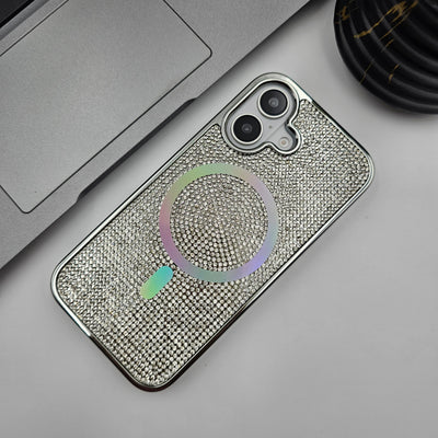 iPhone 16 Series Diamond Glitter Case With Magsafe