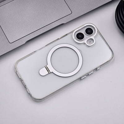 iPhone 16 Series Non Yellow Magnetic Magsafe Case With Stand