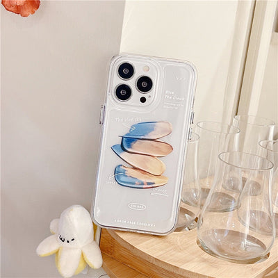 iPhone Blue Sky Cloud Silicone Case Cover