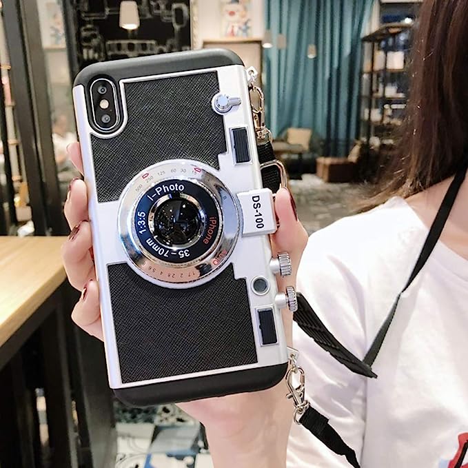 iPhone 16 Series 3D Retro Vintage Camera Case Cover