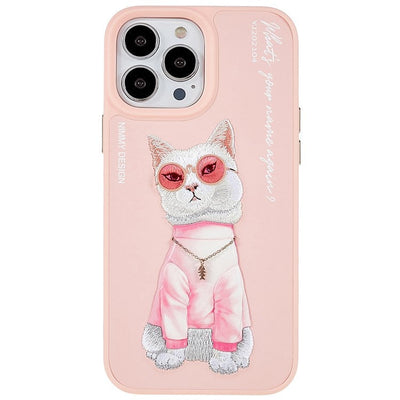 iPhone 13 Series Luxury Embroidery Silicone Nimmy Cases