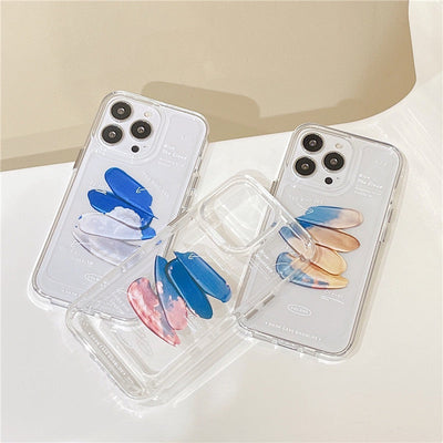 iPhone Blue Sky Cloud Silicone Case Cover