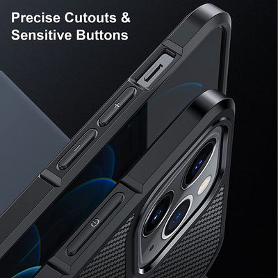 iPhone Carbon Fiber Matte Shockproof Case freeshipping - Frato