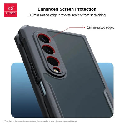 Xundd® Galaxy Z Fold Beetle Series Hybrid Shockproof Camera Protection Case