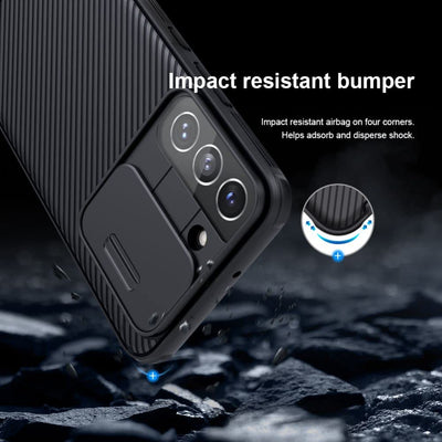 samsung Galaxy S22 Camshield Case Cover Black