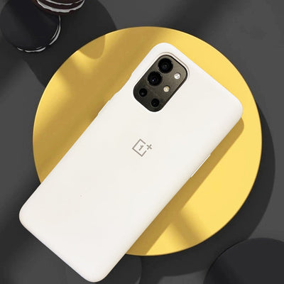 Oneplus Liquid Silicone White Case with logo