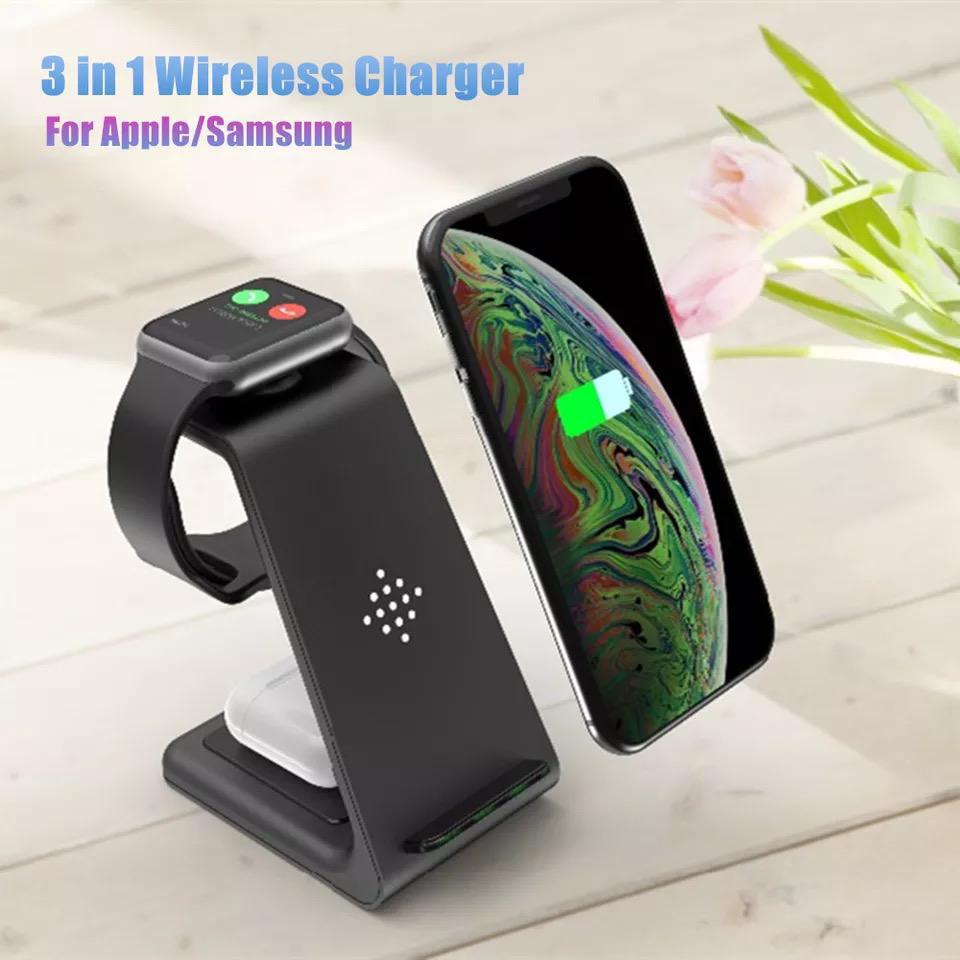 3 in 1 Fast wireless Charging Station ( 15W )