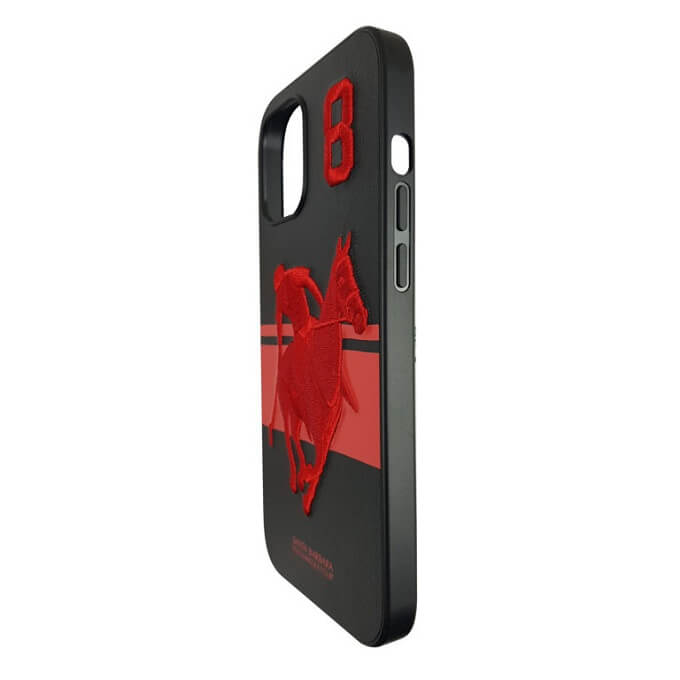 Santa Barbara Polo Garner Series Leather Back Cover For iPhone (Black) freeshipping - Frato