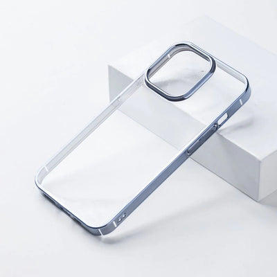 Cristal Clear Chrome Electroplated Bumper iPhone Cover