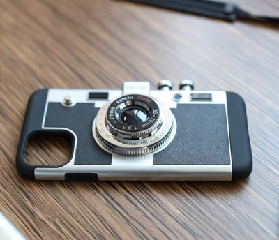 iPhone 3D Retro Vintage Camera Case Cover