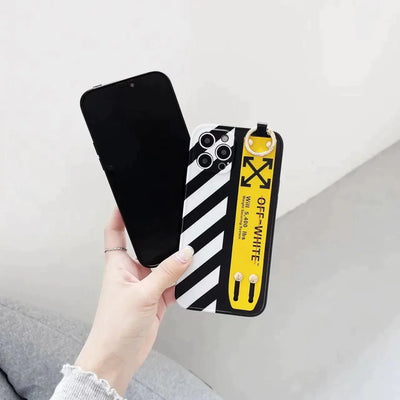 iPhone Off-White Strap Belt Case Cover