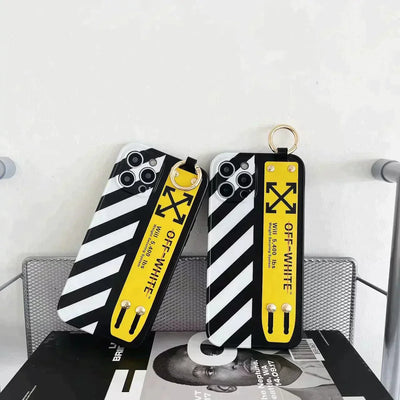 iPhone Off-White Strap Belt Case Cover