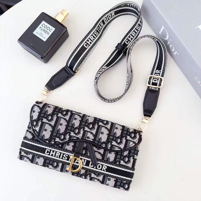 iPhone Luxury Brand CD Cardholder With Crossbody Sling Strap Case