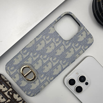 iPhone 16 Series CD Embroidery Luxury Phone Case