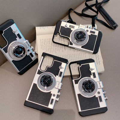 Samsung S24 Ultra 3D Retro Vintage Camera Case Cover