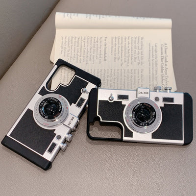 Samsung S24 Ultra 3D Retro Vintage Camera Case Cover