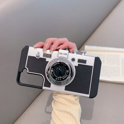 Samsung S24 Ultra 3D Retro Vintage Camera Case Cover