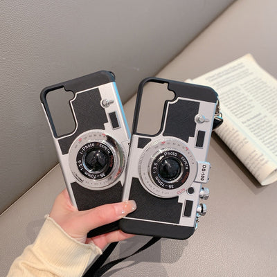 Samsung S24 Ultra 3D Retro Vintage Camera Case Cover