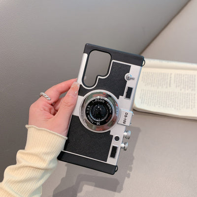 Samsung S24 Ultra 3D Retro Vintage Camera Case Cover