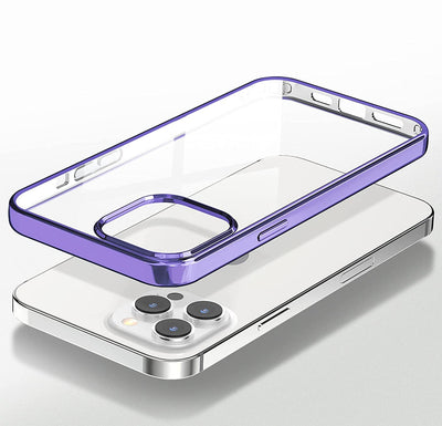 Cristal Clear Chrome Electroplated Bumper iPhone Cover