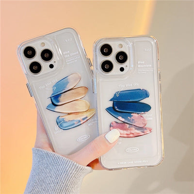 iPhone Blue Sky Cloud Silicone Case Cover