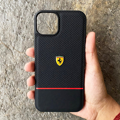 Ferrari Sports Car Logo Dotted Design iPhone Cover