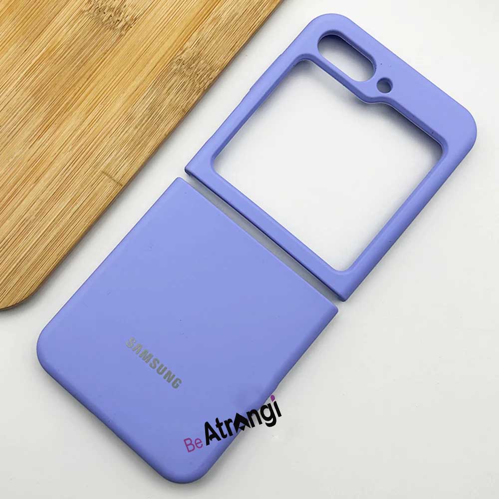 Samsung Galaxy Z Flip 5 Silk Soft Silicone Case Cover (Lavender)