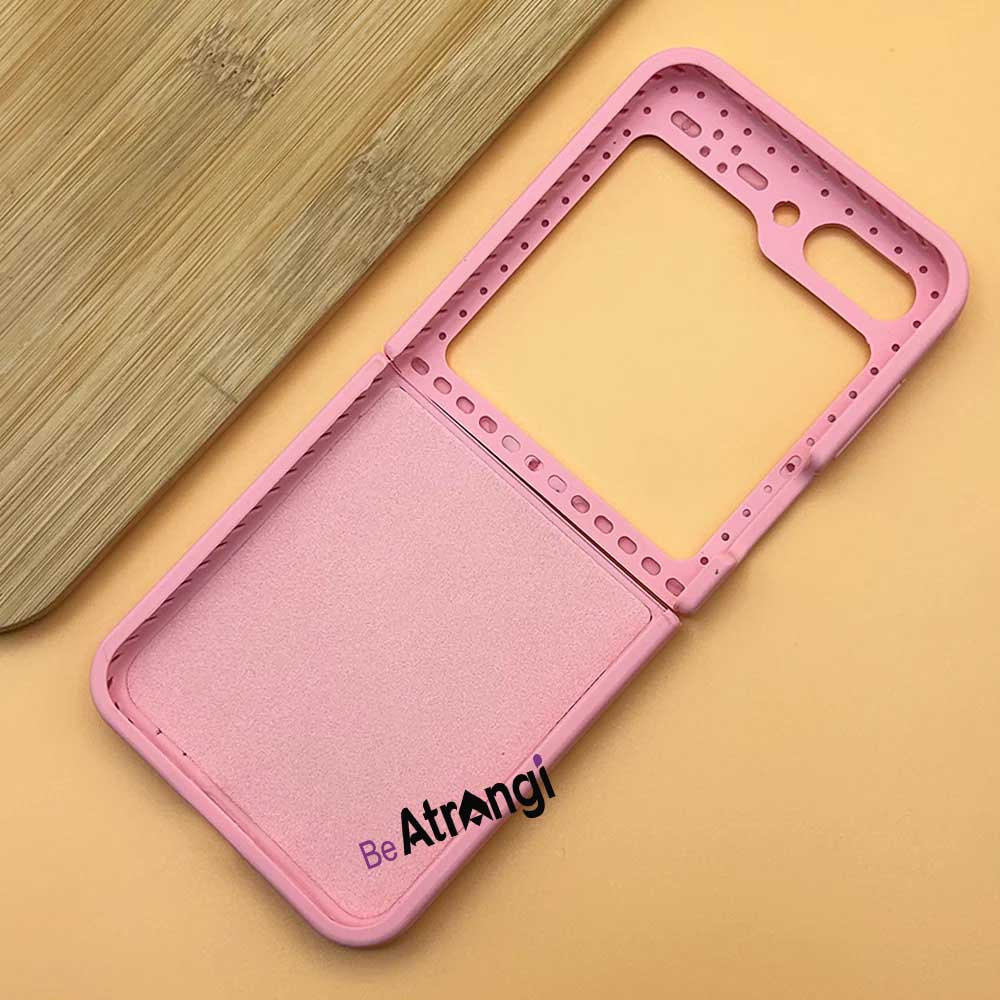 Samsung Galaxy Z Flip 5 Silk Soft Silicone Case Cover (BabyPink)