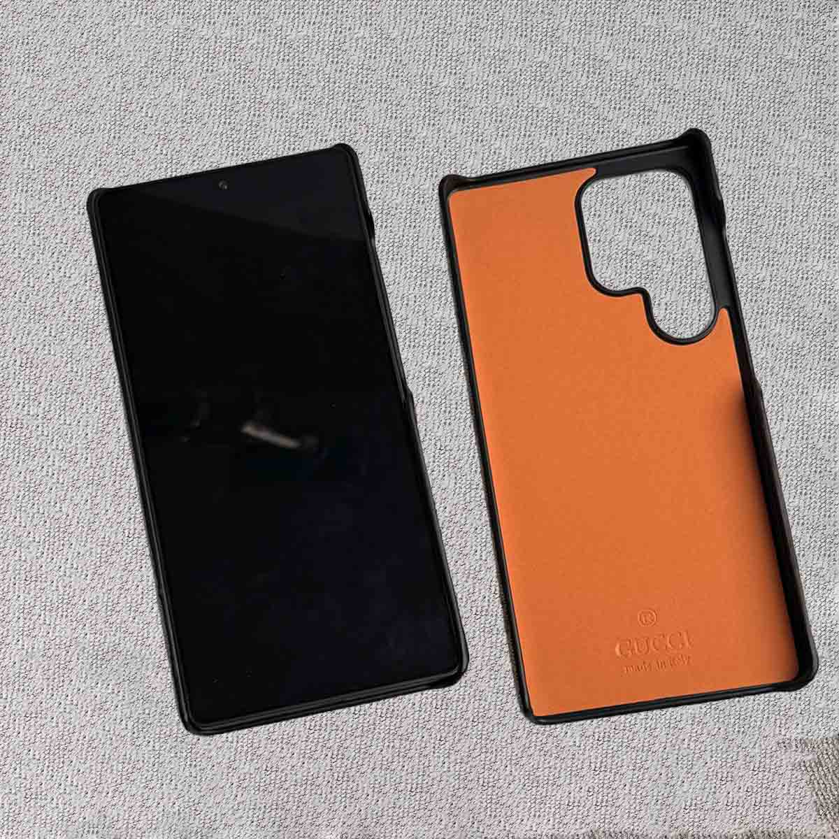 Samsung Galaxy S25 Ultra Leather Case – Luxury Gucci 3D Bee Design Cover