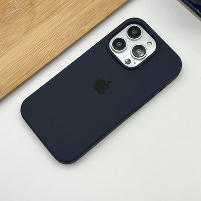 iPhone 15 series liquid silicone case cover in Pacific Blue