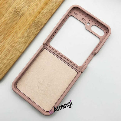 Samsung Galaxy Z Flip 5 Silk Soft Silicone Case Cover (Dusky Pink)