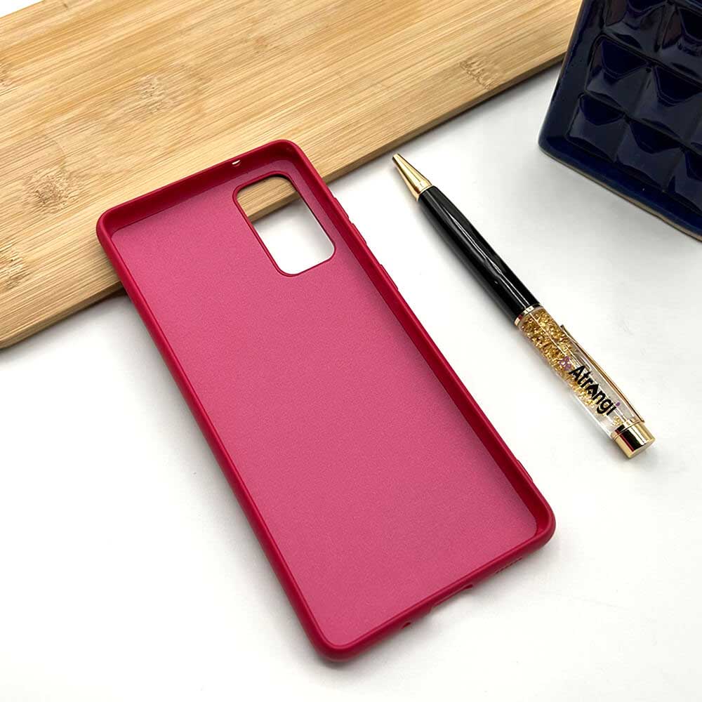 Samsung Galaxy Liquid Silicone Case Cover ( Rose Red )