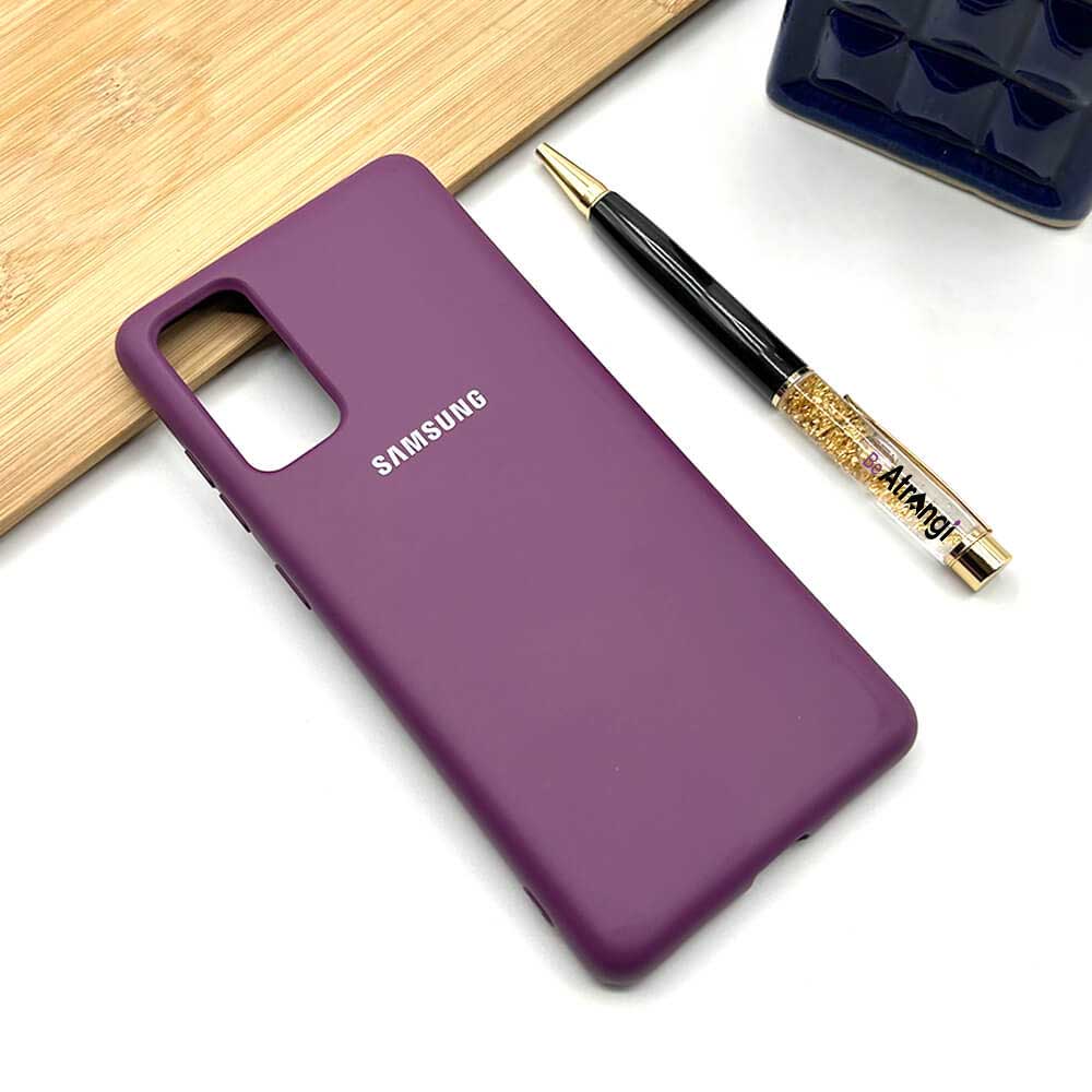 Samsung Galaxy Liquid Silicone Case Cover ( Purple )