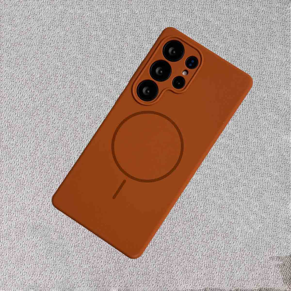 Samsung Galaxy S25 Ultra MagSafe Silicone Case – Soft Liquid Touch Slim Cover