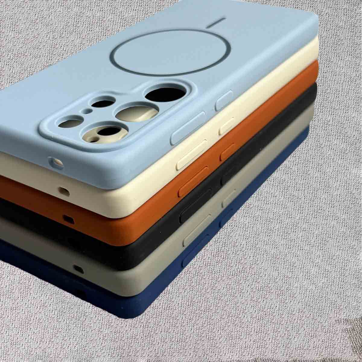 Samsung Galaxy S25 Ultra MagSafe Silicone Case – Soft Liquid Touch Slim Cover