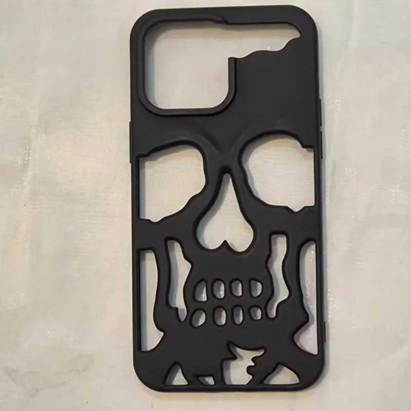 iphone new electroplating unique skull phone case